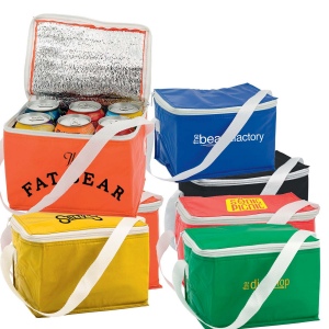 Sac isotherme 6 canettes en PVC, vue 2