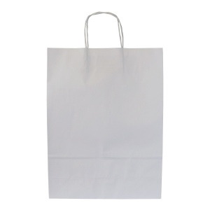 Sac papier blanc anses torsadées 320 × 420 × 110 mm, vue 4