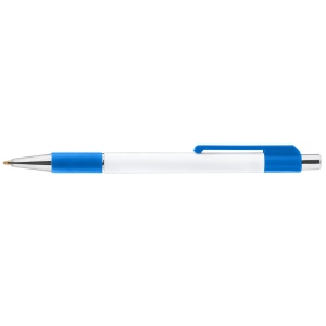 Stylo chrome avec grip coloré 10 × 150 × 10 mm, vue 3
