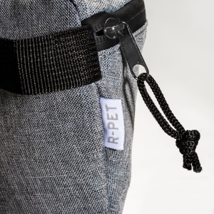 Sac banane en Rpet, poche frontale avec fermeture éclair 260 × 170 × 85 mm, vue 4