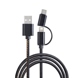 Cable de Charge avec Connexion 3 en 1