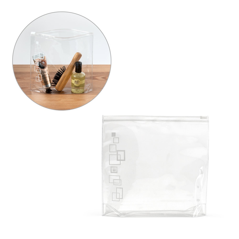Trousse de toilette hermétique. PVC 165 × 40 × 185 mm