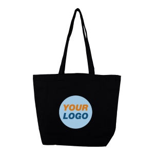 Sac avec soufflet de fond en coton 330gr, vue 7
