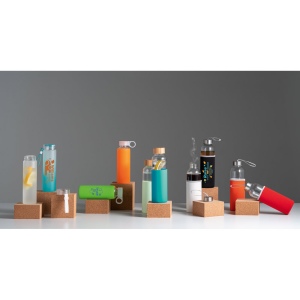 Bouteille de sport en verre borosilicate 380 ml, vue 4