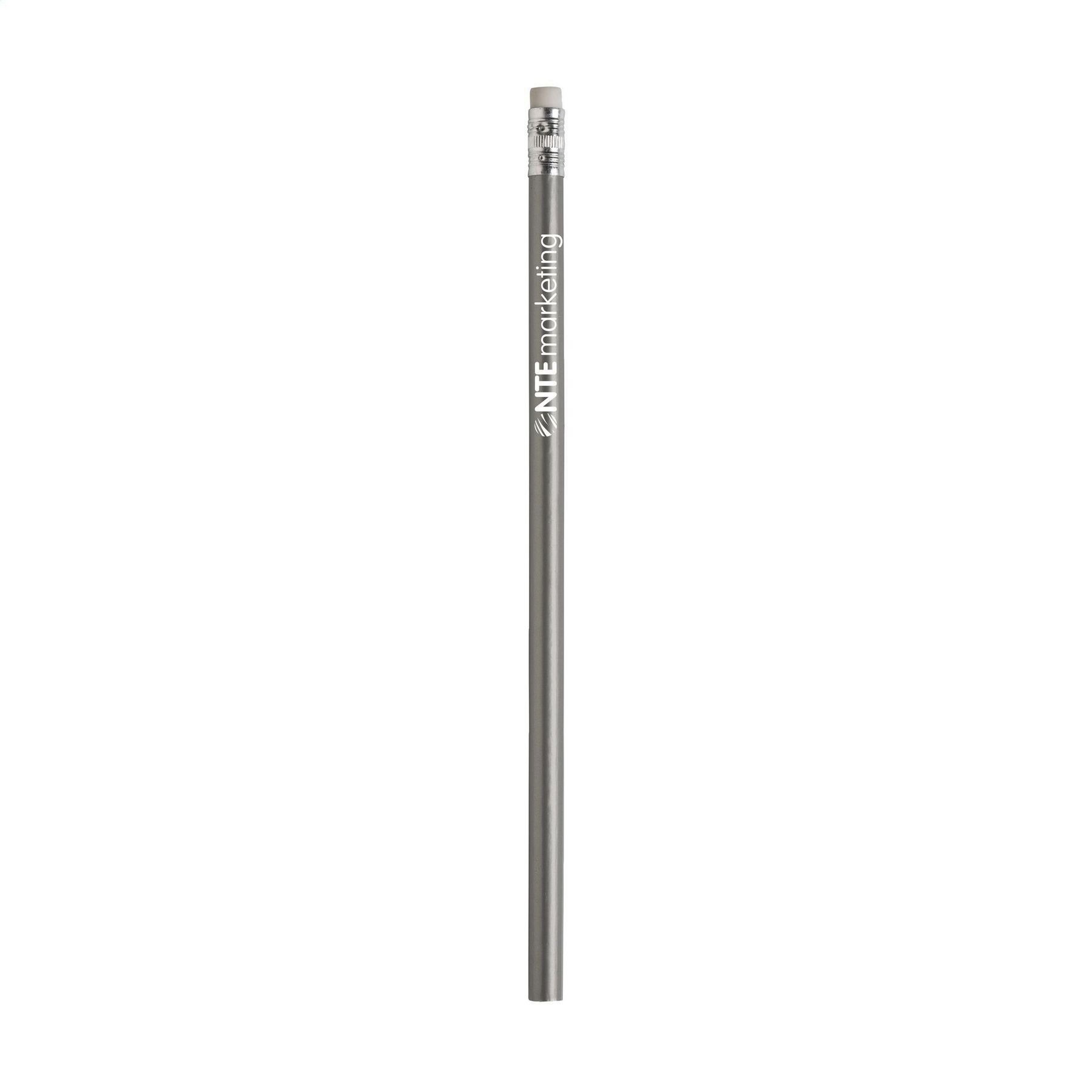 Crayon de bois (HB) non taillé avec gomme 20 × 8 × 8 mm