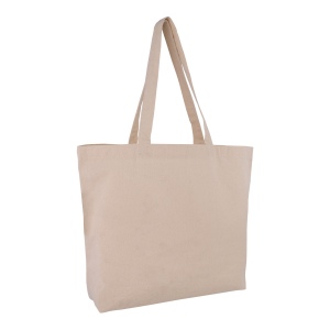 Sac soufflet fond coton naturel 220 g, vue 2