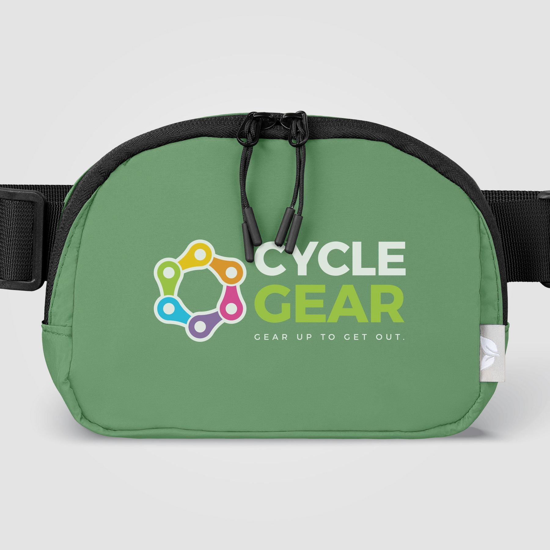Sac banane rPET en nylon à fermeture éclair – 1.2 L