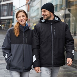 Veste de travail hardshell Unisexe, vue 2