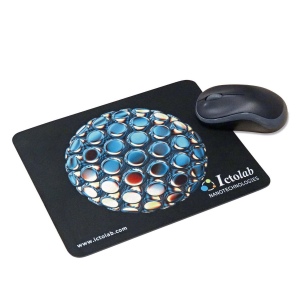 Tapis de souris 2 en 1 en microfibre 180x220 mm, vue 2