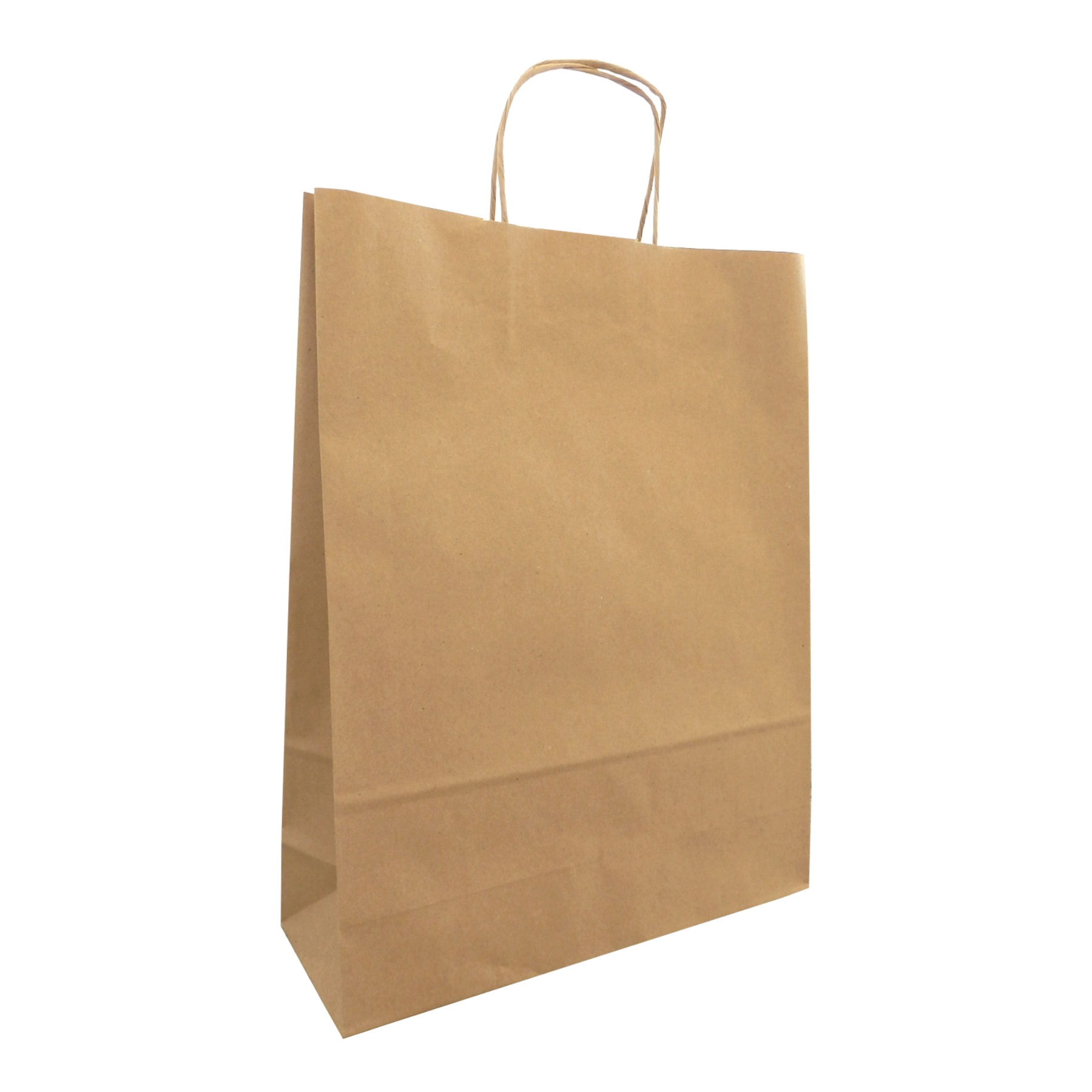 Sac papier kraft anses torsadées 320 × 420 × 110 mm
