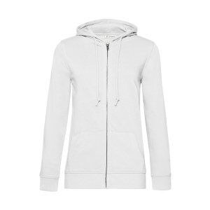 Sweat capuche zippé organique femme, vue 8