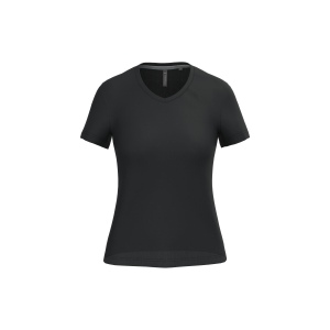 T-shirt col V manches courtes femme, vue 3