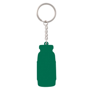 Porte-clés pvc souple 2d fond plat – 40 mm, vue 2