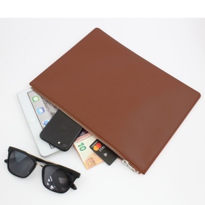 Pochette zippée 318 x 240 x 10 mm en PU, vue 3