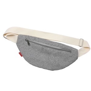 Sac banane gris chiné RPET 330 × 20 × 145 mm Baladéo, vue 4