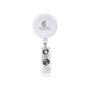 Porte-badge avec clip en métal