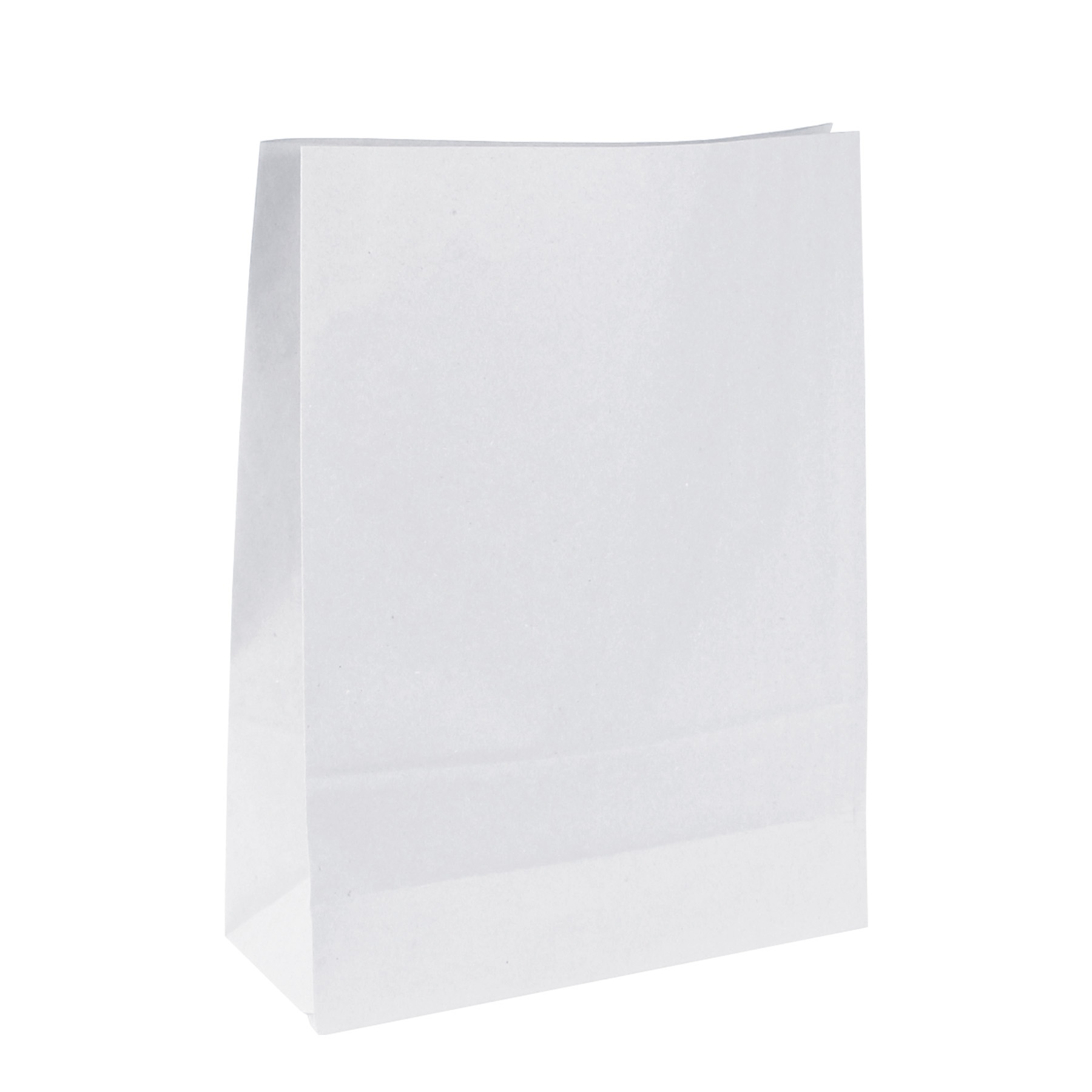 Sac papier blanc sans anses 250 × 320 × 100 mm