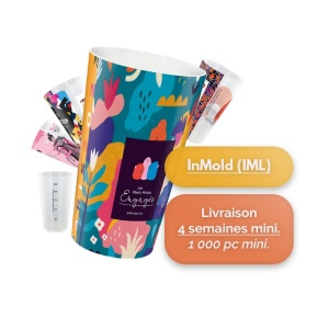 Gobelet plastique reutilisable 30 cl ras bord (iml)