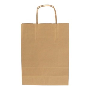 Sac papier kraft anses torsadées 240 × 320 × 110 mm, vue 4