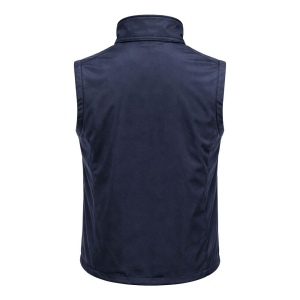 Gilet softshell unisexe en tissu regenere 280 g/m2, vue 3