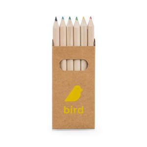 Boîte avec 6 crayons de couleur, vue 2