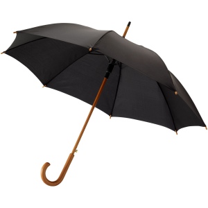 Parapluie 23" à ouverture automatique, poignée et mât en bois, vue 2