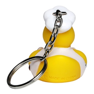 Porte-clés canard cuisinier, vue 3