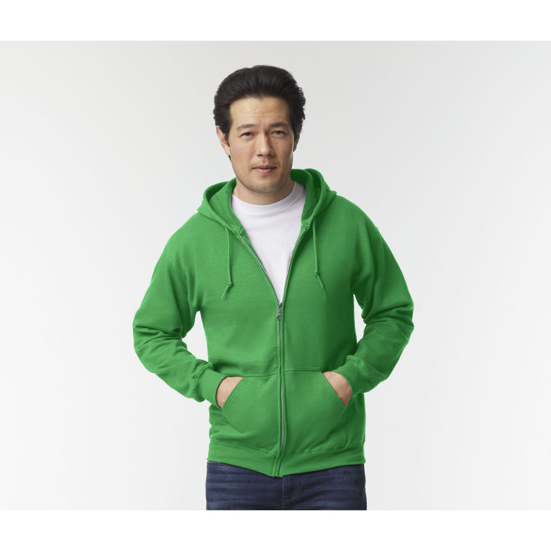 Sweat capuche grand zip