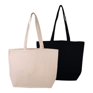 Sac avec soufflet de fond en coton 330gr, vue 4