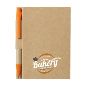 Mini bloc-notes en matériau avec environ 80 feuillets