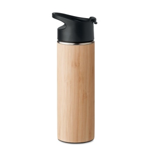 Bouteille bambou double paroi 80 × 240 × 80 mm, vue 2