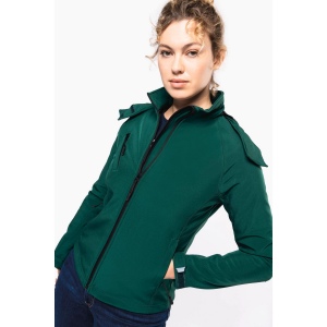 Veste softshell à capuche amovible femme, vue 2