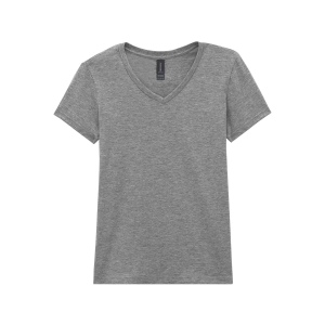 T-shirt femme col v, vue 6