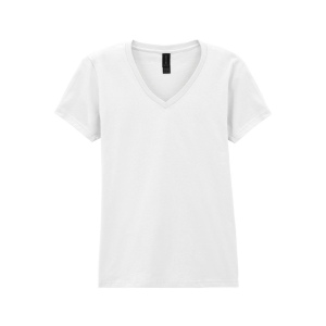 T-shirt femme col v, vue 5