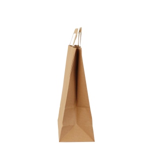Sac papier kraft anses plates 220 × 310 × 120 mm, vue 2