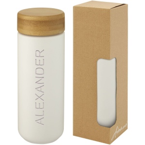 Gobelet en céramique de 300 ml avec couvercle en bambou, vue 6