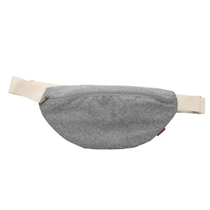 Sac banane gris chiné RPET 330 × 20 × 145 mm Baladéo