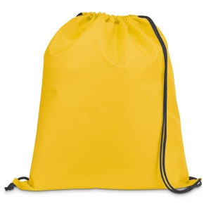 Sac à dos 210D avec cordons de serrage noirs, vue 6