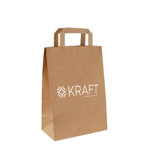 Sac papier kraft anses plates 220 × 310 × 120 mm, vue 3