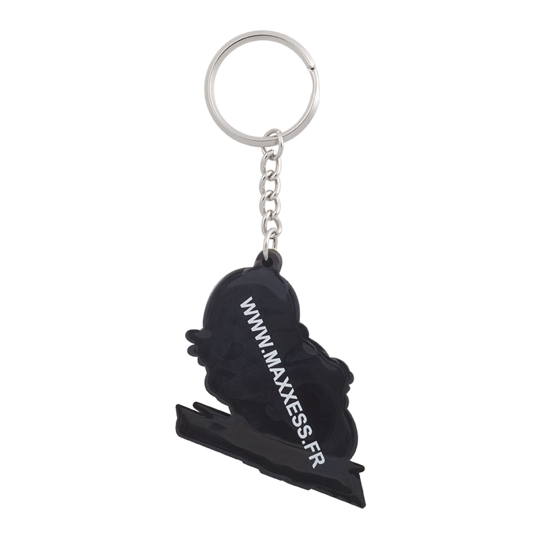 Porte-clés pvc souple 3d fond plat – 40 mm