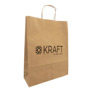 Sac papier kraft anses torsadées 320 × 420 × 110 mm, vue 3