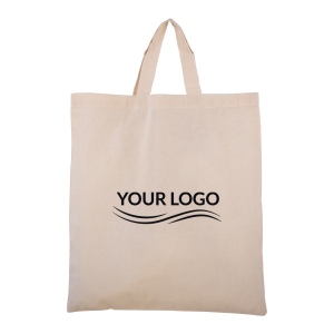 Tote bag anses courtes en coton 130gr, vue 2
