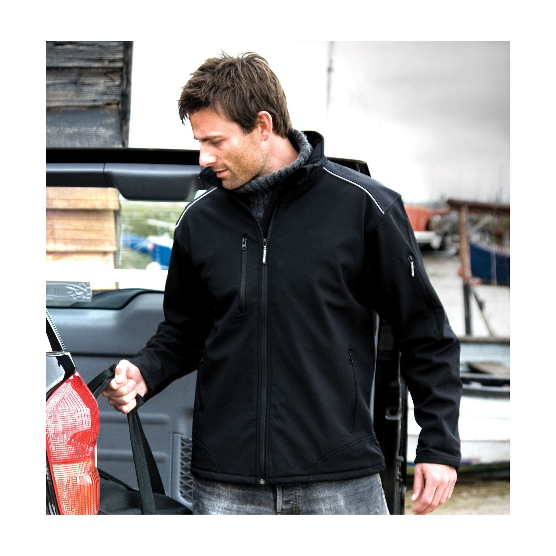 Veste de travail softshell Ripstop avec