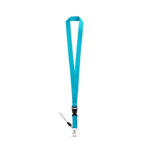 Tour de cou en polyester avec mousqueton en métal 20 × 530 mm, vue 7