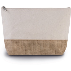 Pochette en toiles de coton et jute 270 × 180 × 50 mm, vue 2