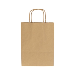 Sac papier kraft anses torsadées 180 × 240 × 80 mm, vue 2