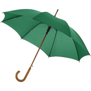 Parapluie 23" à ouverture automatique, poignée et mât en bois, vue 8