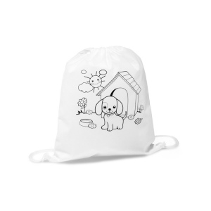 Sac à cordon pour enfant pour le coloriage (80 g/m²), vue 5