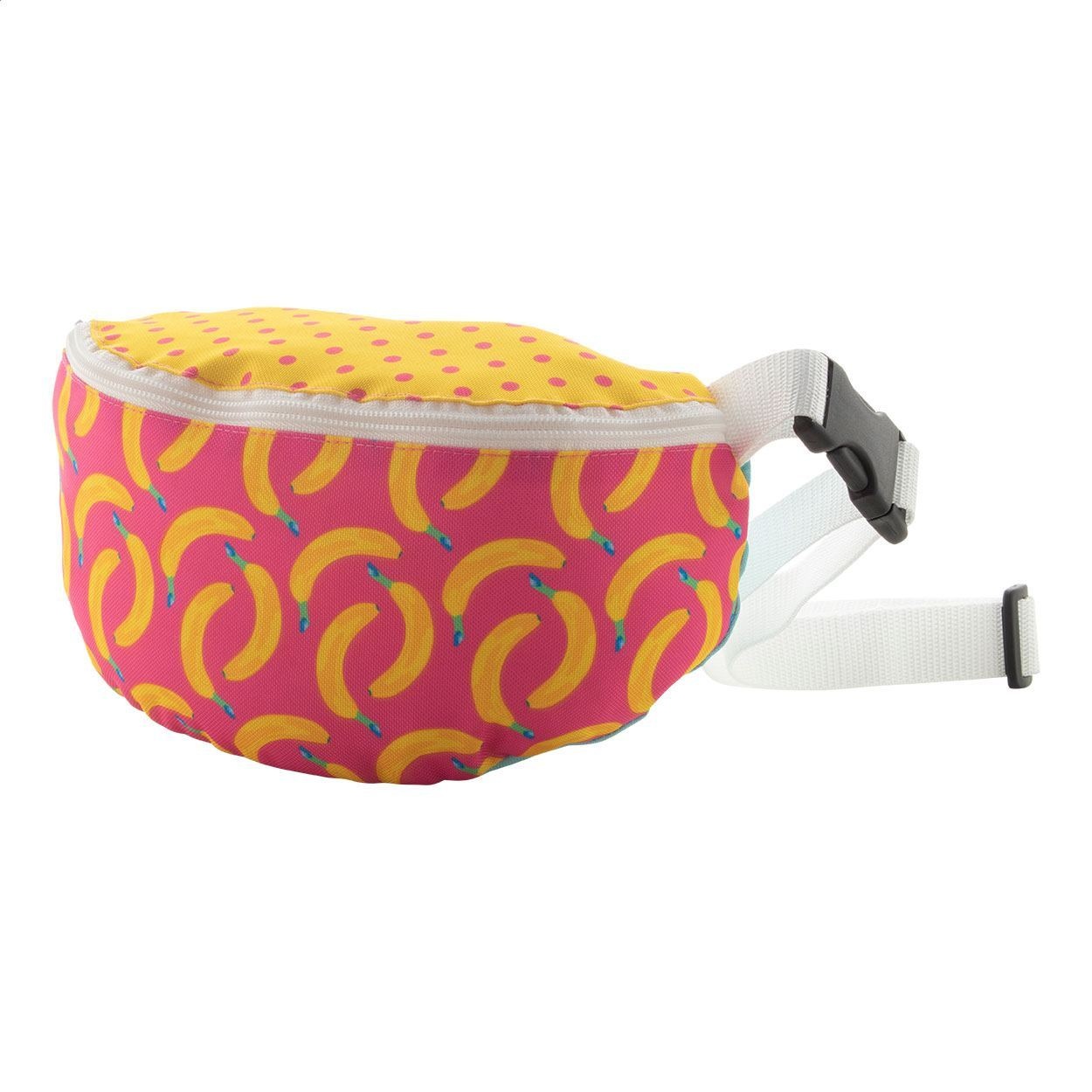 A Sac banane RPET personnalisé 250 × 80 × 170 mm