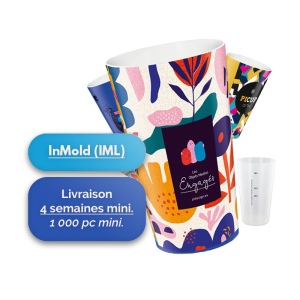 Gobelet plastique reutilisable 60 cl ras bord (iml)